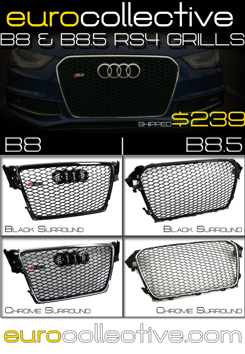 Rs4 Grills B8 Amp B8 5 Rs4 On Sale 239 Delivered Euro