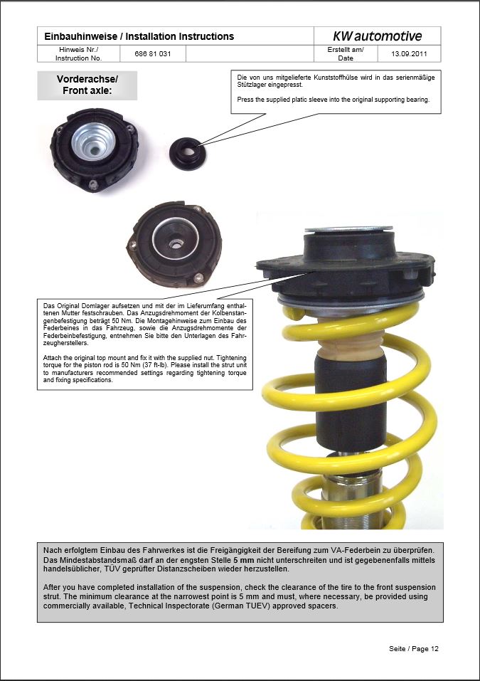 MK5/MK6 Squeaking Front Suspension? We can Help Solo Werks